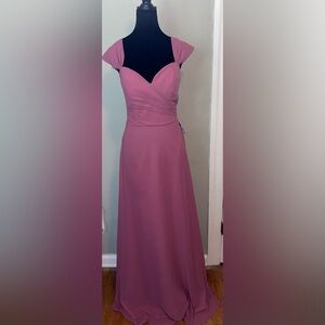 Morilee size 10 Bridesmaid dress in color rosewood